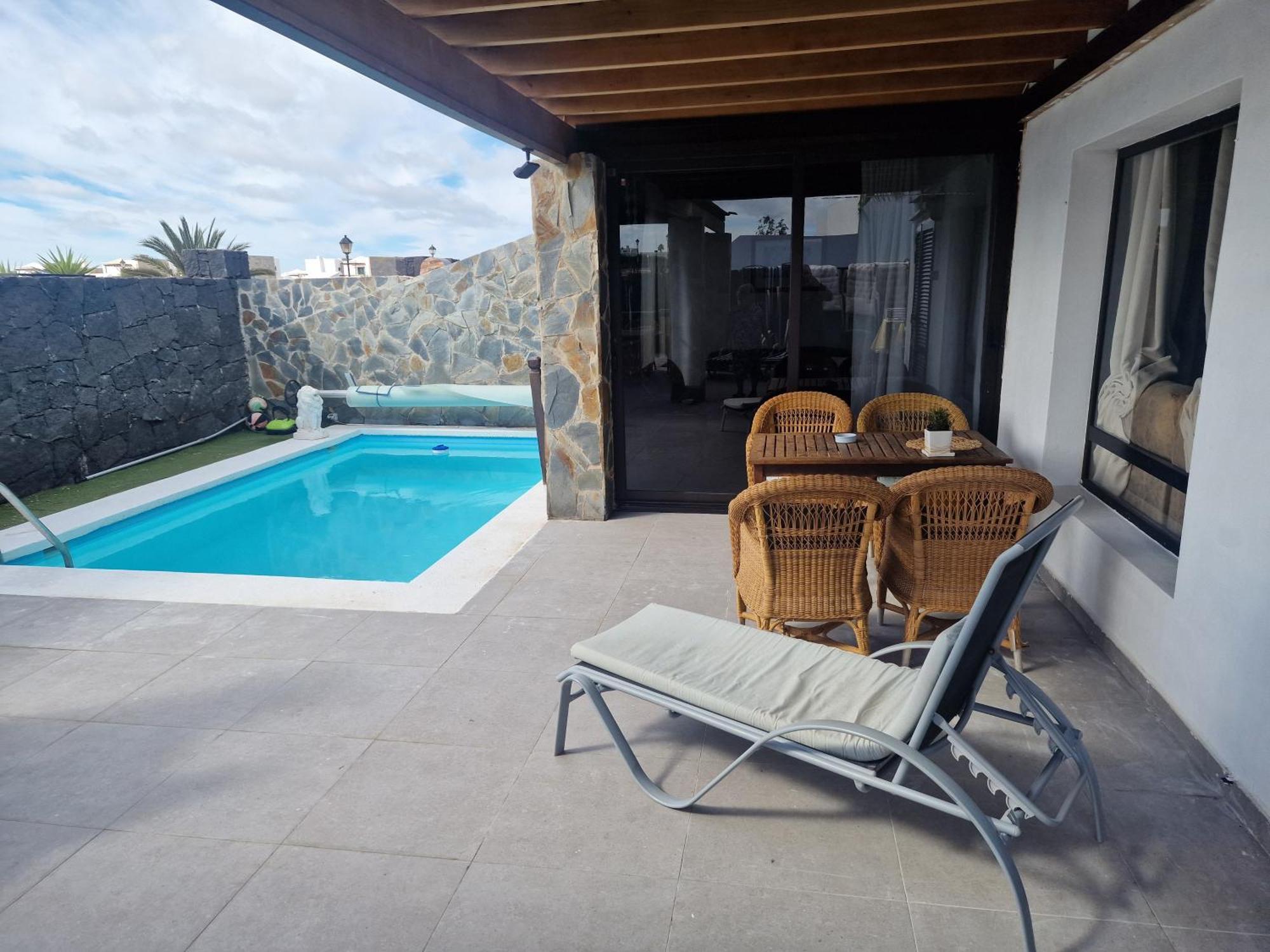Villa Martha Casa Principal Anexa Playa Blanca  Ngoại thất bức ảnh
