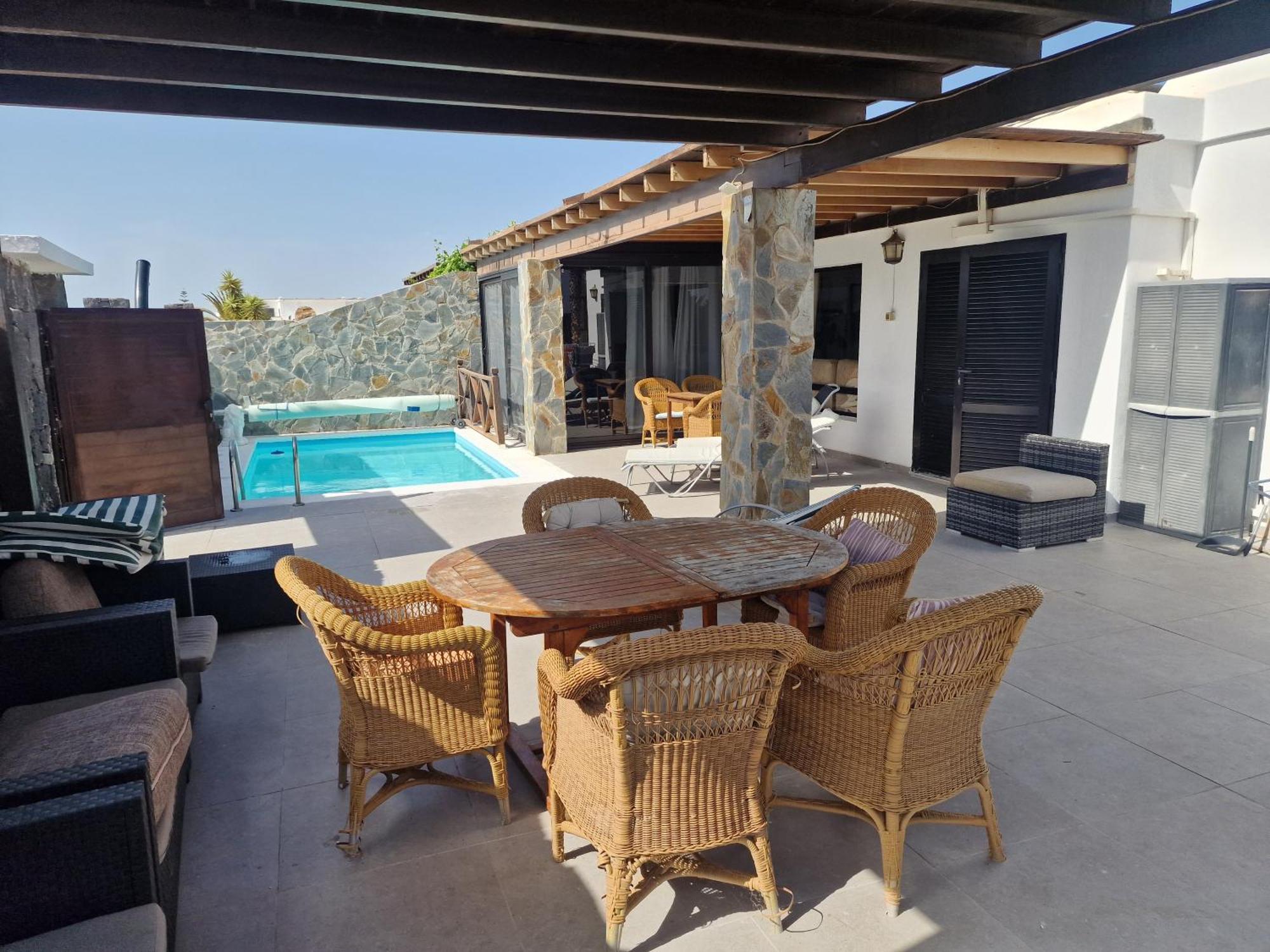 Villa Martha Casa Principal Anexa Playa Blanca  Ngoại thất bức ảnh