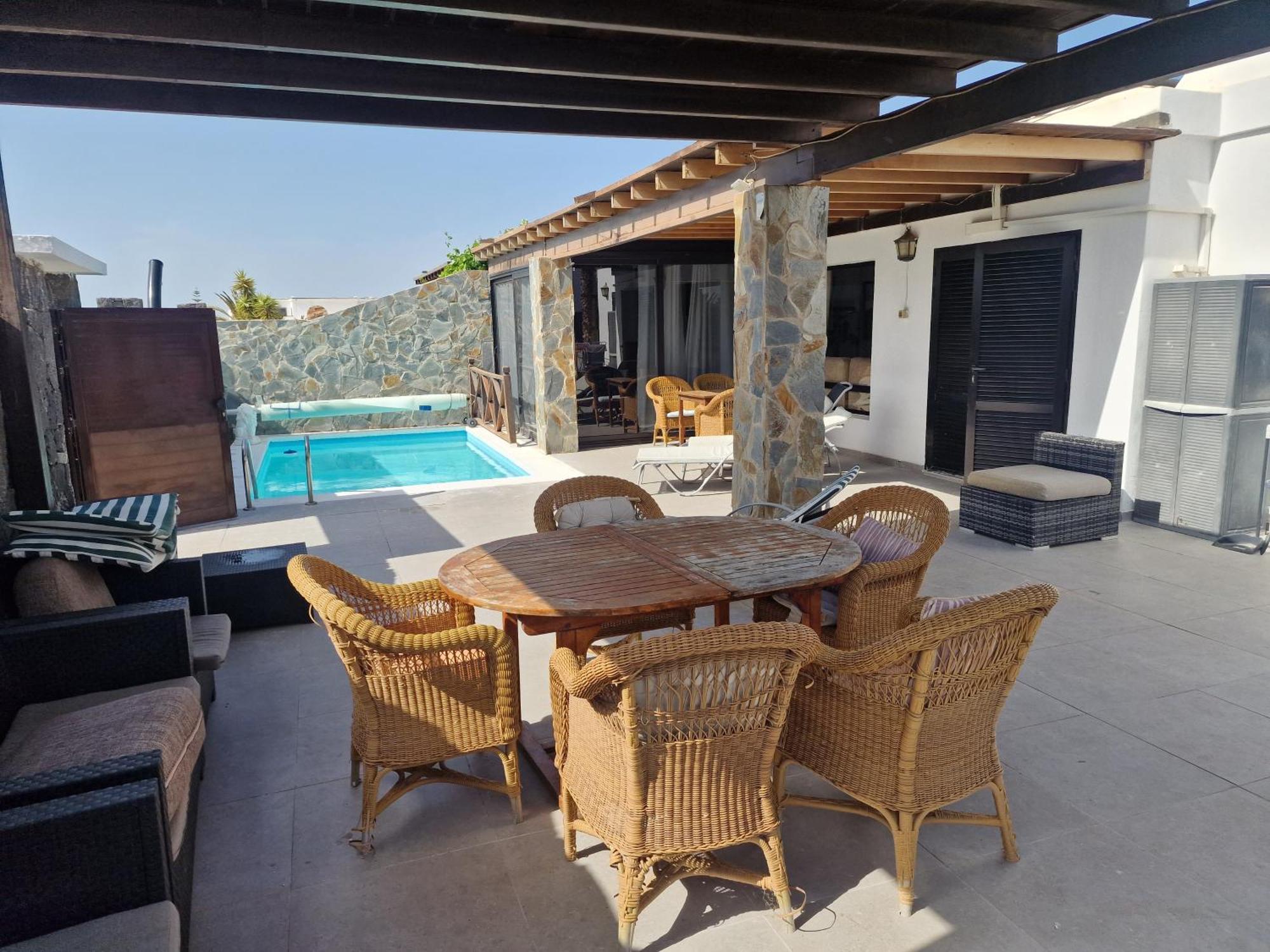 Villa Martha Casa Principal Anexa Playa Blanca  Ngoại thất bức ảnh